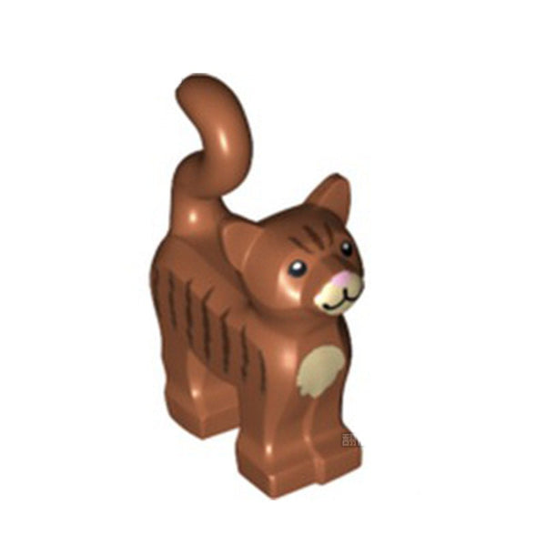 Cat for Mini-figures - Made using  LEGO®- to be purchased as an extra